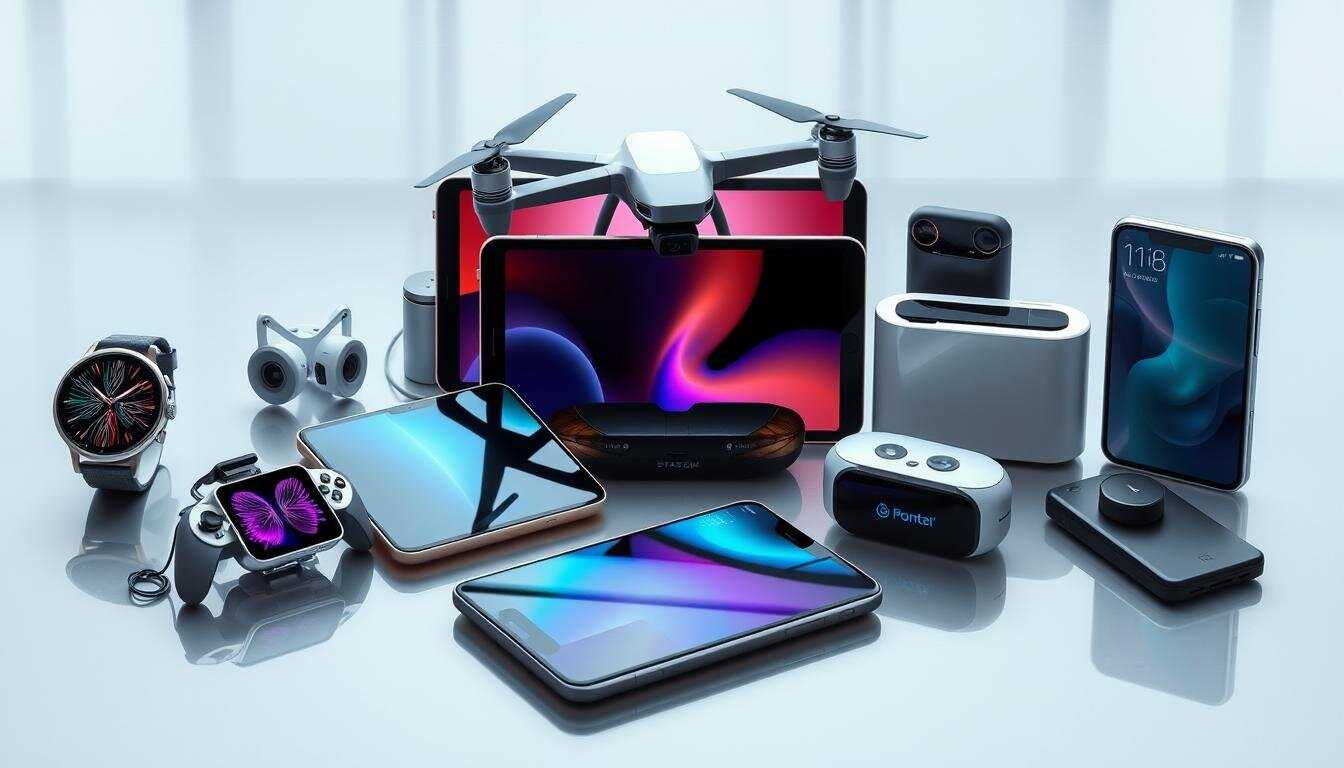 Smart home tech collection featuring modern gadgets and innovative electronic devices for a smarter and more connected lifestyle.