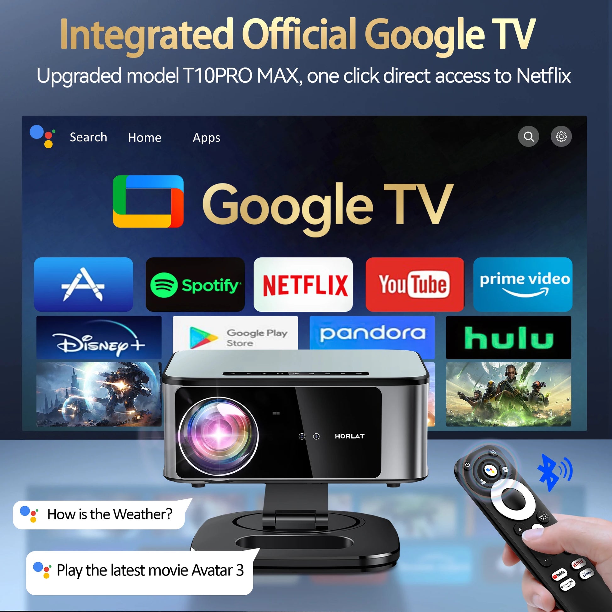 2025  45000 Lumens 4K UHD Projector Laser TOF Focus Android 11 Wifi 6 1080P Full HD Daylight Home Theater Movie Projector