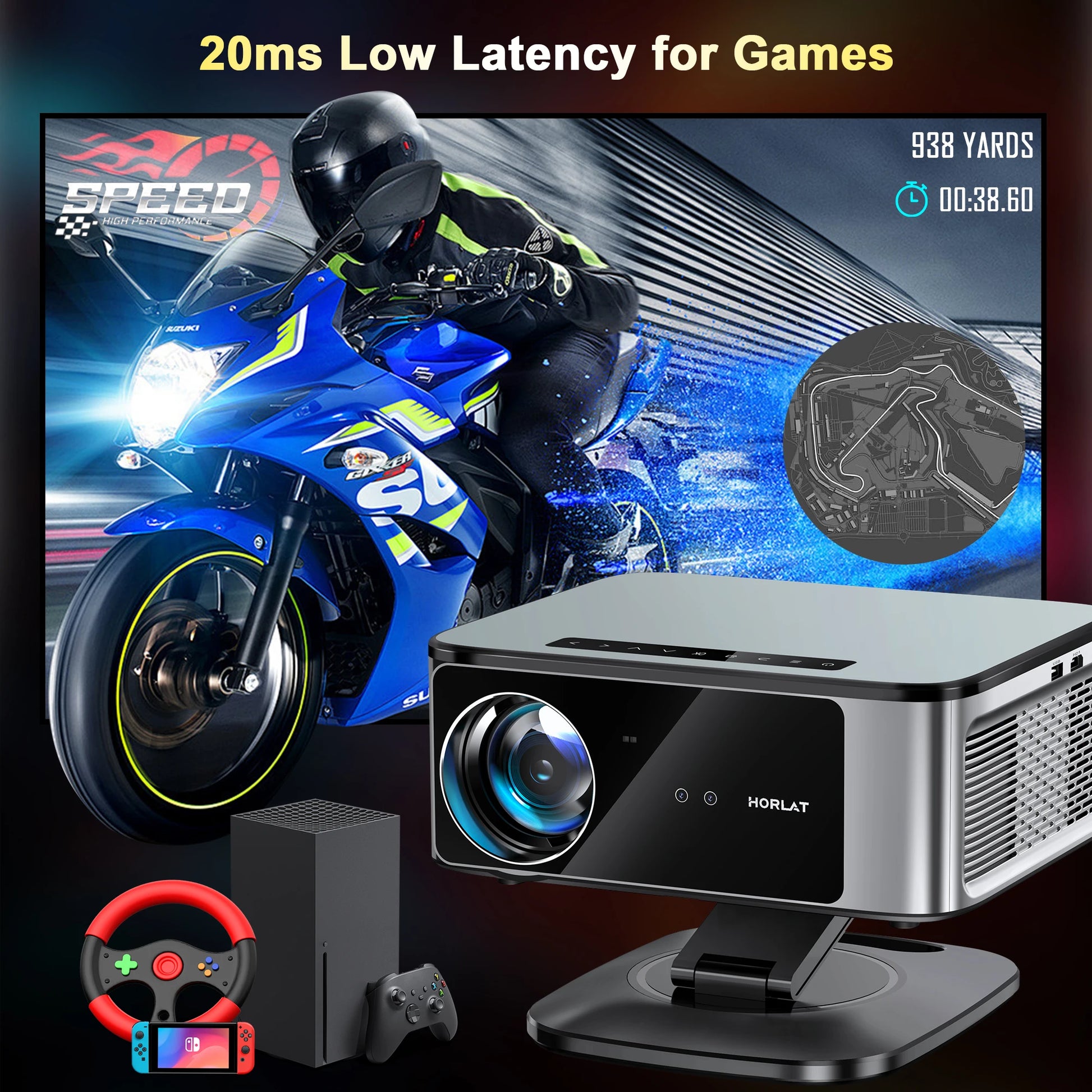 2025  45000 Lumens 4K UHD Projector Laser TOF Focus Android 11 Wifi 6 1080P Full HD Daylight Home Theater Movie Projector